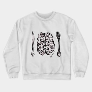 eat my brain Crewneck Sweatshirt